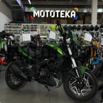 Мини-обзор на мотоцикл дорожный BAJAJ (Баджадж) Dominar 400UG Touring зелёный с ПТС