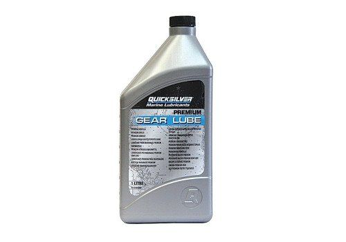 Масло редукторное Quicksilver (Квиксильвер) Gear Lube SAE 80W90 (1л) (LUBE MQGL32@6)