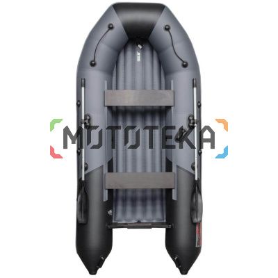 Лодка ПВХ Таймень NX 3400 НДНД PRO светло-серый/графит