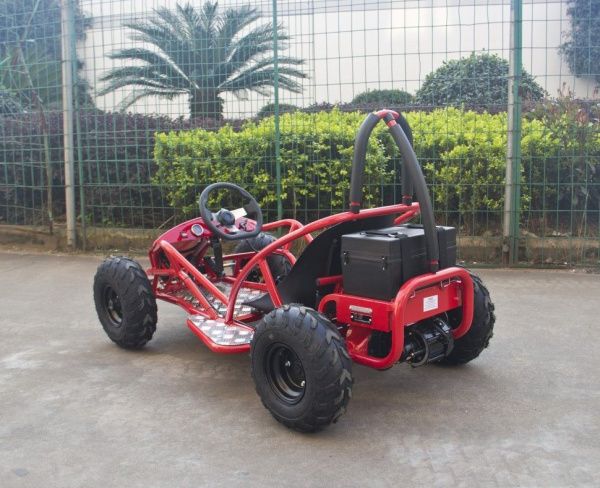 Детский электробагги GreenCamel Намиб T007 армейский зелёный (48V 1000W R6 Дифференциал) | Мототека