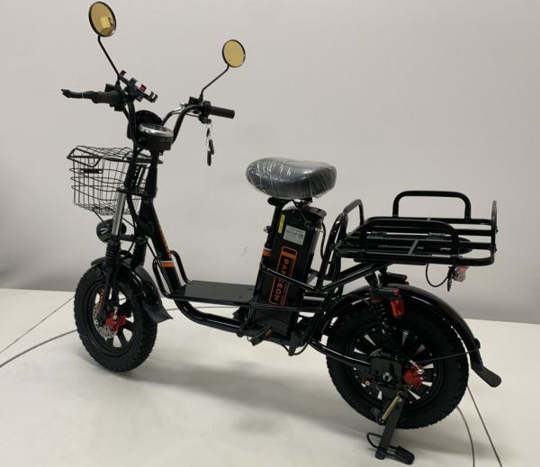 Электровелосипед GreenCamel (ГринКэмел) Pangeon Monster PRO MAX (амортизаторы, гидравлика) чёрный | Мототека