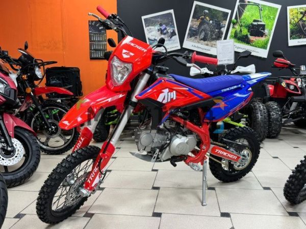 Питбайк Apollo (Аполло) TRACKER 125 LE 14/12 красный/синий | Мототека