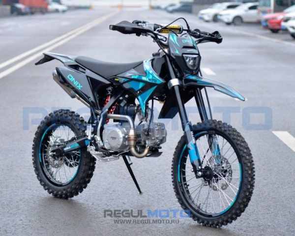 Питбайк Regulmoto (Регулмото) ONIX 49 (125) чёрный/синий | Мототека