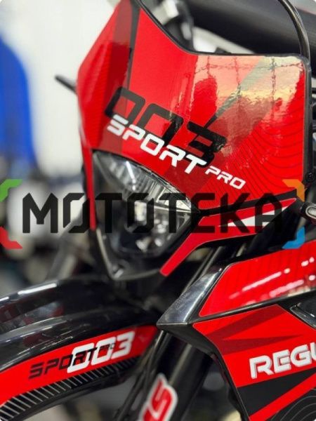 Мотоцикл кроссовый / эндуро Regulmoto (Регулмото) Sport - 003 PR PRO 300 (4 valves) 6 передач чёрный/красный с ПТС | Мототека
