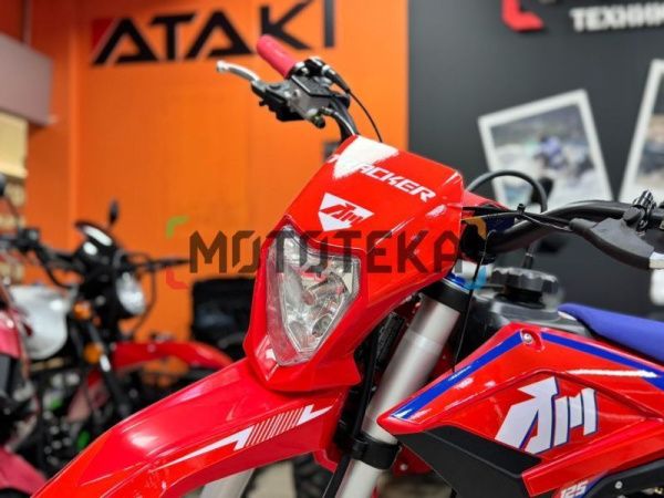 Питбайк Apollo (Аполло) TRACKER 125 LE 14/12 красный/синий | Мототека