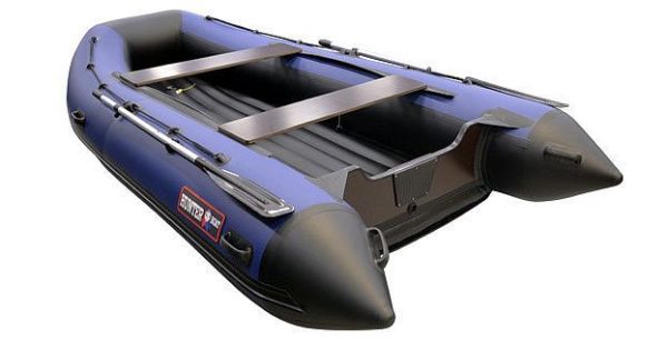 Лодка ПВХ Hunter (Хантер) 360 А синий/чёрный | Мототека