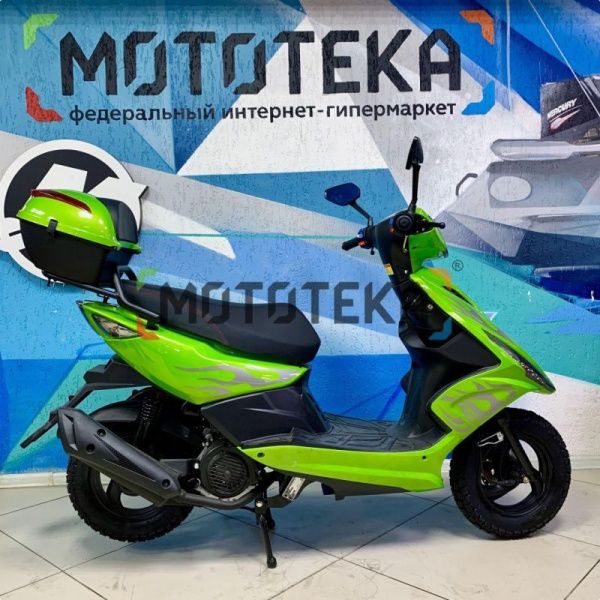 Скутер Мотомир SLASH зелёный | Мототека