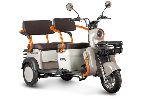 Пассажирский электротрицикл Rutrike (Рутрайк) Gelbert Beta 48V/60V 800Вт | Мототека