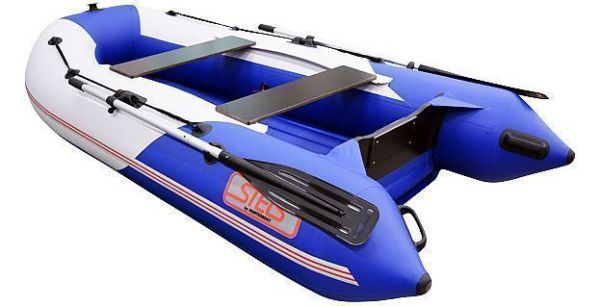 Лодка ПВХ Hunterboat Стелс 275 АЭРО синий/белый | Мототека