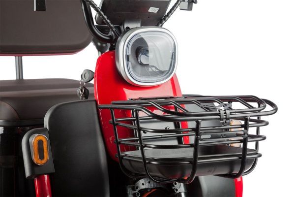 Пассажирский электротрицикл Rutrike (Рутрайк) Gelbert Kappa 48V/60V 650Вт Красный | Мототека