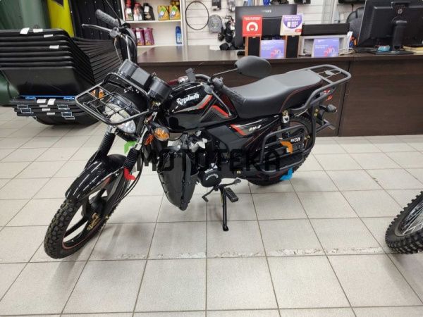 Мопед Regulmoto (Регулмото) Alpha (RM - 2) чёрный без кофра | Мототека