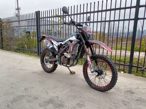 Мотоцикл кроссовый / эндуро Regulmoto (Регулмото) CR - Z 350 чёрный/серый с ПТС | Мототека