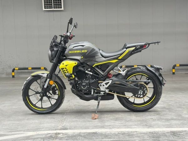 Мотоцикл дорожный Regulmoto (Регулмото) Nibbler серый/жёлтый с ПТС | Мототека