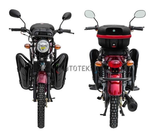 Мопед Regulmoto (Регулмото) Alpha (RM - 2) красный без кофра | Мототека