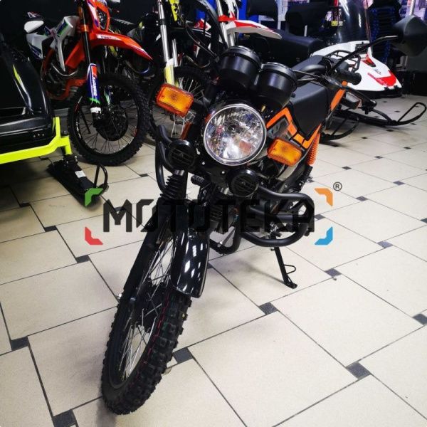 Мопед Мотомир TRICKLER 2 50 (110) чёрный/оранжевый | Мототека