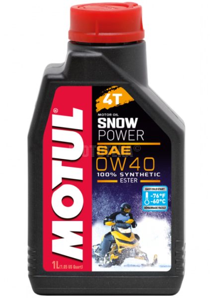 Масло моторное MOTUL (Мотюль) Snowpower 4T SAE 10W - 40 (1л)