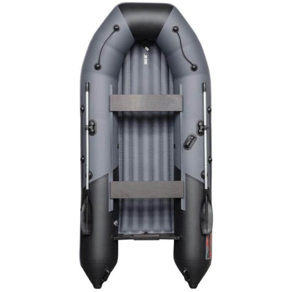 Лодка ПВХ Таймень NX 3400 НДНД PRO светло-серый/графит | Мототека