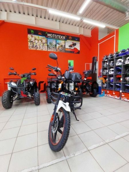 Мопед ROCKOT (Рокот) ALPHA TOURIST M - 12 49.9 (125) белый глянцевый | Мототека