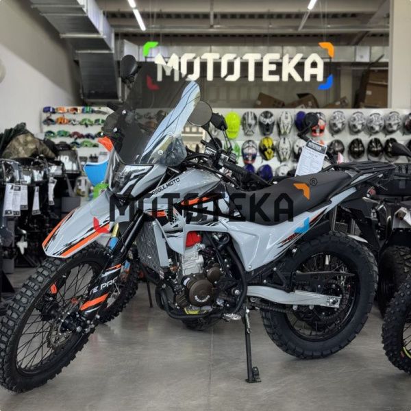 Мотоцикл кроссовый / эндуро Regulmoto (Регулмото) TE PRO NB300 серый с ПТС | Мототека