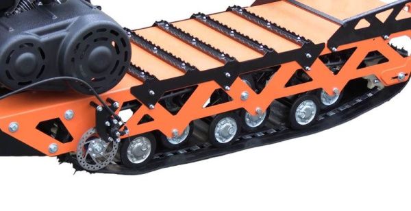 Снегокат СОБОЛЬ (Ижтехмаш), двигатель LIFAN 8 л.с., вариатор TAV2-40 | Мототека