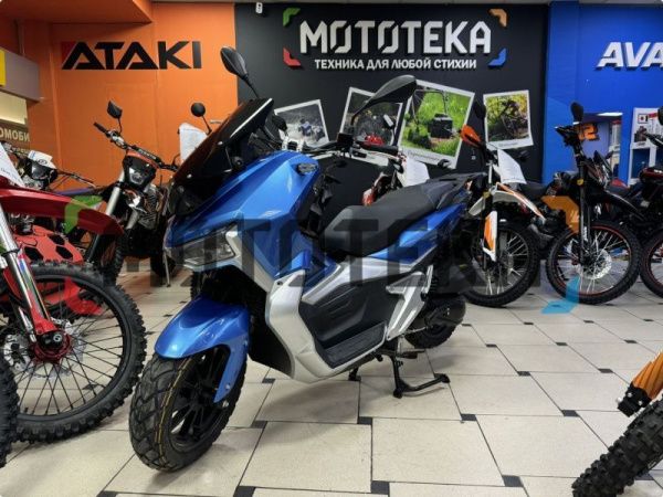 Скутер Мотомир TRACER ADV 50cc (125) синий | Мототека