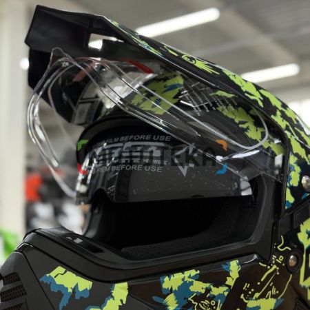 Шлем мото мотард Мототека ( MOTOTEKA ) WS 902 GLOSSY SPEED/YELLOW M - купить с доставкой, цены в интернет-магазине Мототека