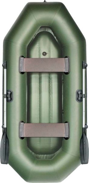 Лодка ПВХ Аква Оптима 260 НД зелёный в магазине Мототека по цене 18&nbsp;260 ₽