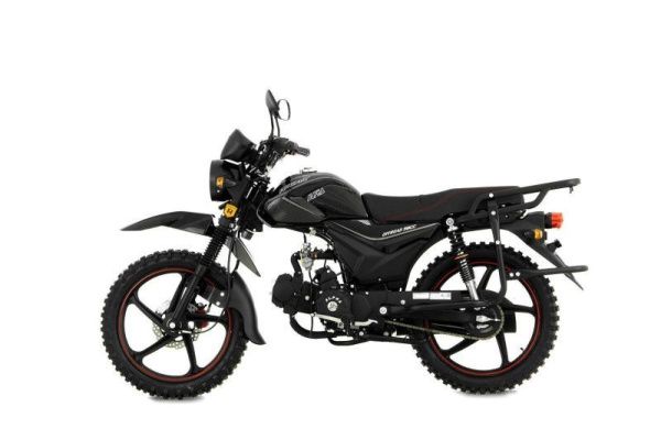 Мопед ROCKOT (Рокот) ALPHA OFFROAD M - 12 49.9 (125) чёрный глянцевый | Мототека