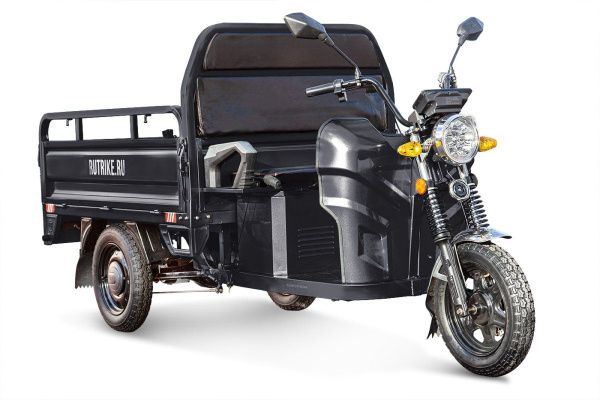 Грузовой электротрицикл Rutrike (Рутрайк) Мастер 1500 60V1000W черный матовый | Мототека