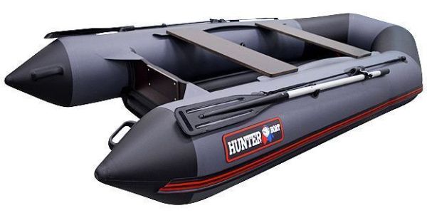 Лодка ПВХ Hunter (Хантер) 320 ЛКА зелёный в магазине Мототека по цене 52&nbsp;000 ₽