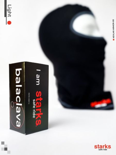 Подшлемник STARKS (Старкс) Light Чёрный/Серый | Мототека