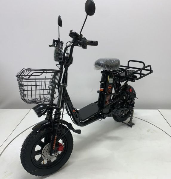 Электровелосипед GreenCamel (ГринКэмел) Pangeon Monster PRO MAX (амортизаторы, гидравлика) чёрный | Мототека