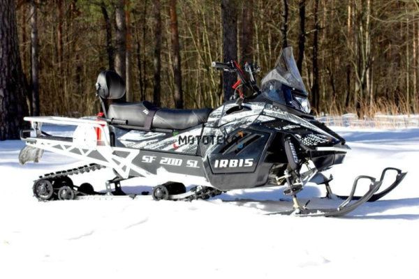 Снегоход IRBIS (Ирбис) SF 200 SL Super Long чёрный/синий с ПСМ | Мототека