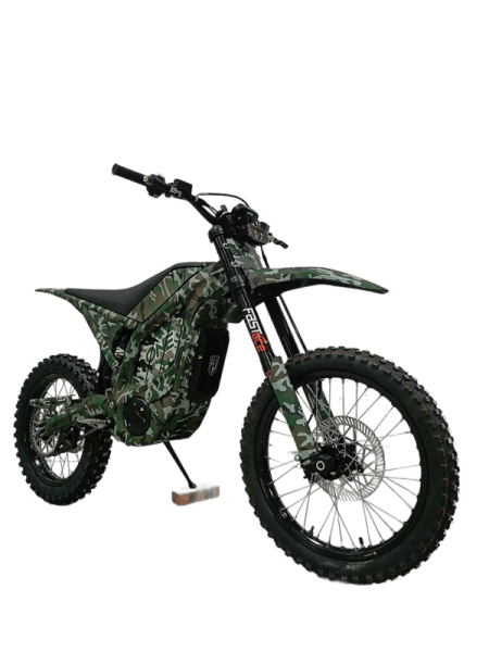 Электромотоцикл Regulmoto (Регулмото) ONE 74V камуфляж | Мототека