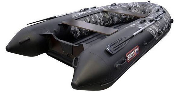 Лодка ПВХ Hunter (Хантер) 380 ПРО Камуфляж | Мототека