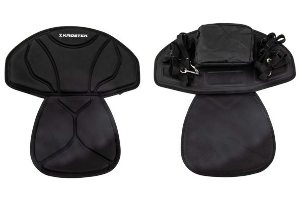 Байдарка / каяк надувной двухместная KROSTEK (Кростек) #1 Yellow/Blue | Мототека