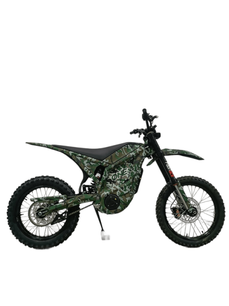 Электромотоцикл Regulmoto (Регулмото) ONE 74V камуфляж | Мототека