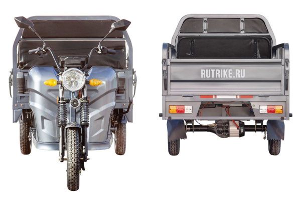 Грузовой электротрицикл Rutrike (Рутрайк) Мастер 1500 60V1000W черный матовый | Мототека