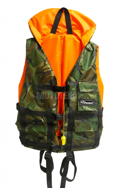 Жилет спасательный Фрегат Спас до 120 кг (р. 42/50) универсальный двухсторонний