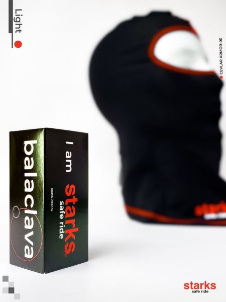 Подшлемник STARKS (Старкс) Light Чёрный/Красный | Мототека