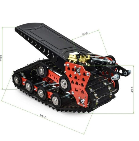 Зимний комплект MotoLand (Мотолэнд) для мотоцикла 250-450сс (лыжи + гусеницы) | Мототека