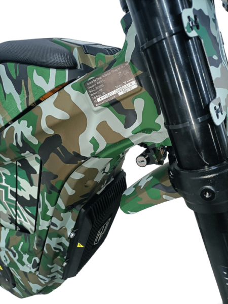 Электромотоцикл Regulmoto (Регулмото) ONE 74V камуфляж | Мототека