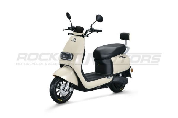 Электрический скутер ROCKOT (Рокот) IMPULSE бежевый | Мототека