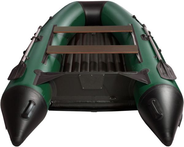 Лодка ПВХ SMarine (Смарин) AIR Standard - 380 (зелёный/чёрный) | Мототека