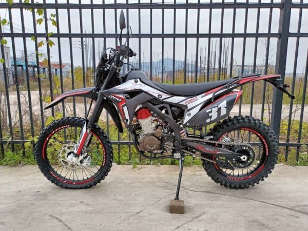 Мотоцикл кроссовый / эндуро Regulmoto (Регулмото) CR - Z 350 чёрный/серый с ПТС | Мототека